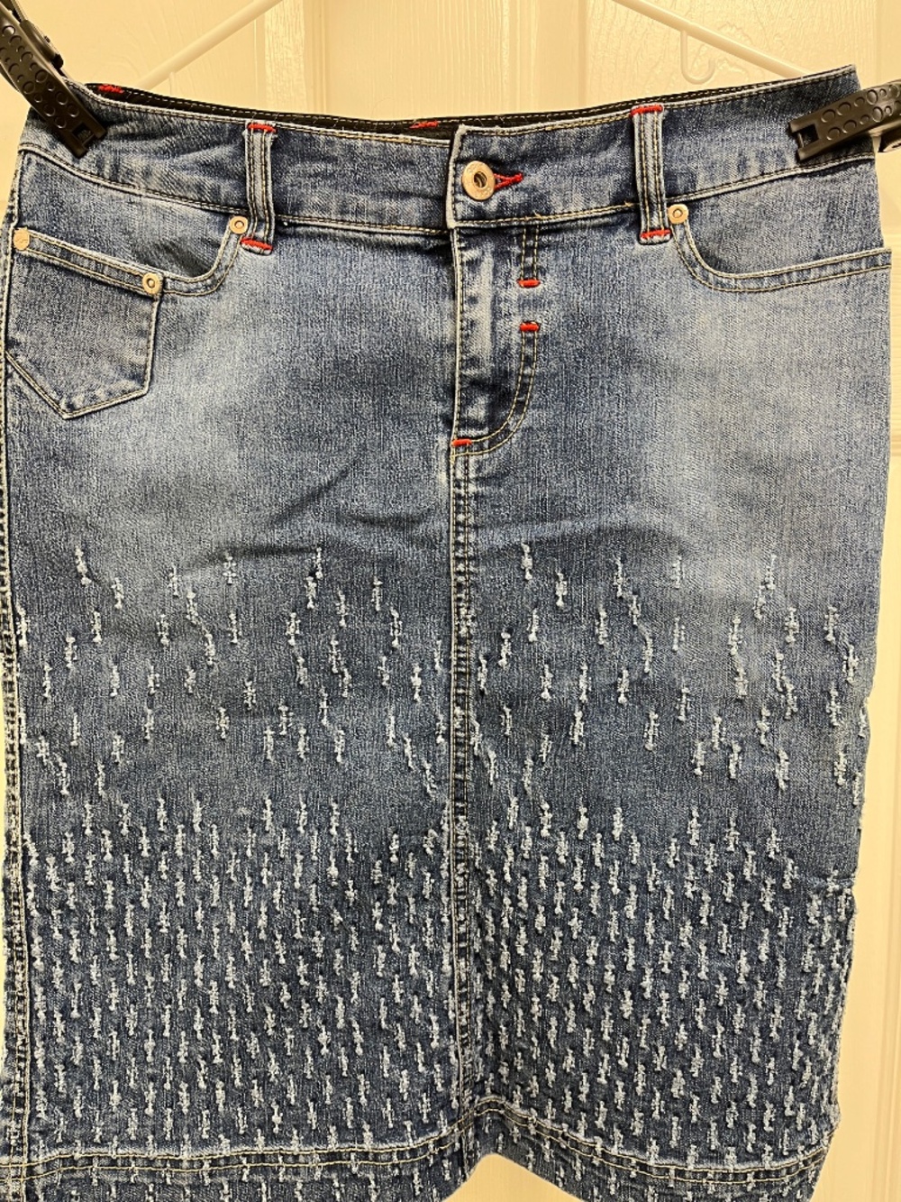 Eckored Women's Denim Vest (M/M/M) and Skirt 7 - Picture 9 of 15